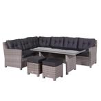 Garden Impressions Jaru lounge dining set -	extra luxe, Tuin en Terras, Tuinsets en Loungesets, Verzenden, Nieuw