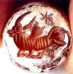 Sasanian Kwartsiet 2 Sassanidische Stempelzegel - 20 mm