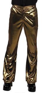Disco broek goud, Kleding | Heren, Ophalen of Verzenden, Nieuw