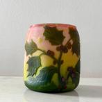 François-Théodore Legras - Vaas - Hulstbladeren - Verre, Antiek en Kunst