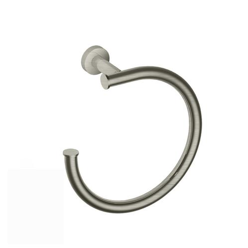 Handdoekring Hotbath Cobber Geborsteld Nikkel, Doe-het-zelf en Verbouw, Sanitair, Bad, Nieuw, Chroom, Ophalen of Verzenden