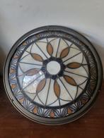 Plafondlamp - Glas-in-lood, IJzer - Glas in lood plafond