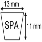 V-snaar spa 2882 - PZ CM 165/166/167 (Werktuigen), Zakelijke goederen, Agrarisch | Werktuigen, Ophalen of Verzenden