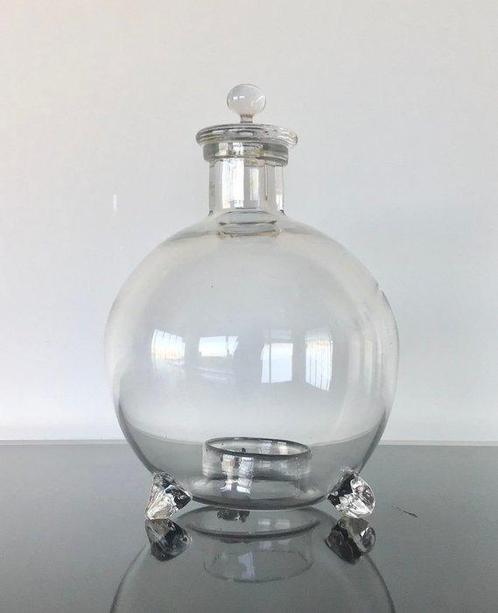 Fles - Mooie grote wespenvanger met orginele stop in, Antiek en Kunst, Antiek | Keukenbenodigdheden