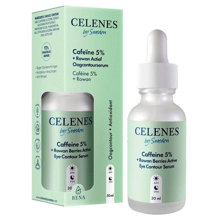 Celenes By Sweden By Sweden Cafeïne 5% Oogserum, Sieraden, Tassen en Uiterlijk, Uiterlijk | Gezichtsverzorging, Nieuw, Verzenden