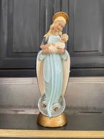Guelfi - Beeld, Moeder Maria met kind - 45 cm - Gips