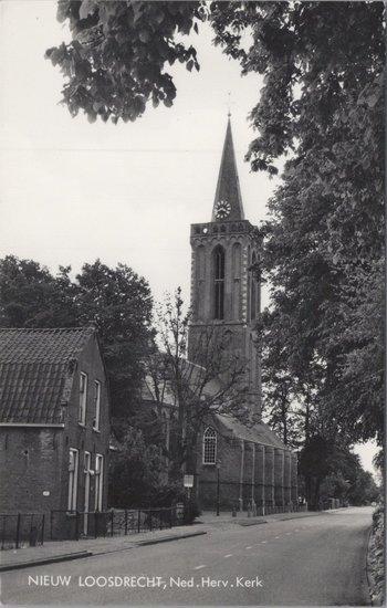 NIEUW LOOSDRECHT - Ned. Herv. Kerk, Verzamelen, Ansichtkaarten | Nederland, Verzenden