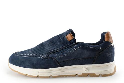 Mustang Instappers in maat 41 Blauw | 10% extra korting, Kleding | Dames, Schoenen, Blauw, Zo goed als nieuw, Instappers, Verzenden