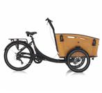 Vogue Elektrische bakfiets Superior 3 mat zwart/bruin 468, Fietsen en Brommers, Fietsen | Bakfietsen, Verzenden, Nieuw