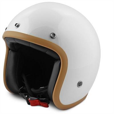 Jet helm NO-END glans wit maat XS, Fietsen en Brommers, Brommerhelmen, Nieuw, Large, Ophalen of Verzenden