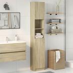 vidaXL Badkamerkast 32x25,5x190 cm spaanplaat sonoma, Huis en Inrichting, Badkamer | Badkamermeubels, Verzenden, Nieuw, 150 tot 200 cm
