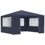 Blauwe Partytent 4x4m - Tweedekansje - 35% weg!, Nieuw, 4 tot 6 meter, Paviljoen, 2 meter of meer