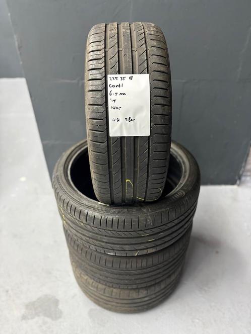 225/35/18 Conti SPORTCONTACT 5 6,5MM 4 STUKS 280,- (2015), Auto-onderdelen, Banden en Velgen, 18 inch, BOVAG lid, Stiba lid, Erkend duurzaam