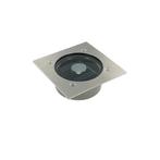 Solar LED grondspot 1.2Watt RVS vierkant IP44, Tuin en Terras, Ophalen of Verzenden, Nieuw