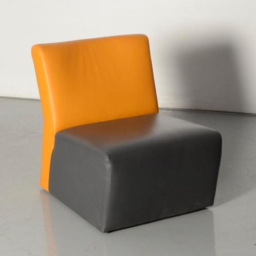 Roels Mileto fauteuil, antraciet / oranje, Zakelijke goederen, Kantoor en Winkelinrichting | Kantoormeubilair en Inrichting, Ophalen of Verzenden