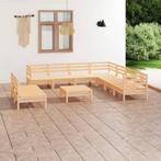 vidaXL 10-delige Loungeset massief grenenhout, Verzenden, Nieuw, Loungeset