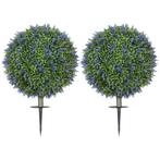 TRUUSK Set Van 2 Kunstmatige Lavendel 60 Cm Kunstplanten Met, Huis en Inrichting, Woonaccessoires | Kunstplanten en Kunstbloemen