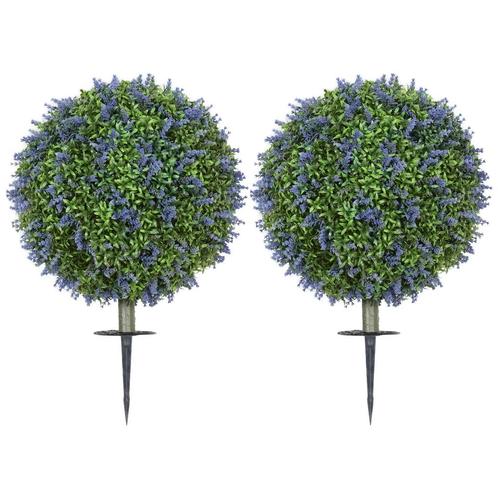 TRUUSK Set Van 2 Kunstmatige Lavendel 60 Cm Kunstplanten Met, Huis en Inrichting, Woonaccessoires | Kunstplanten en Kunstbloemen
