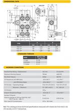 Hydraulisch Stuurventiel met 3 Spoelen –45 l/min– SPH330028, Ophalen of Verzenden, Nieuw