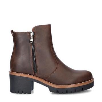 Nelson rits- & gesloten boots voor dames in het Bruin beschikbaar voor biedingen