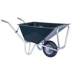 Volumekruiwagen, 160 liter groen, lage prijs en kwaliteit!, Verzenden, Nieuw, Handmatig, Tweewielig