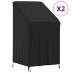 vidaXL Tuinstoelhoezen 2 st 420D 70x70x85/125 cm oxford stof, Verzenden, Nieuw