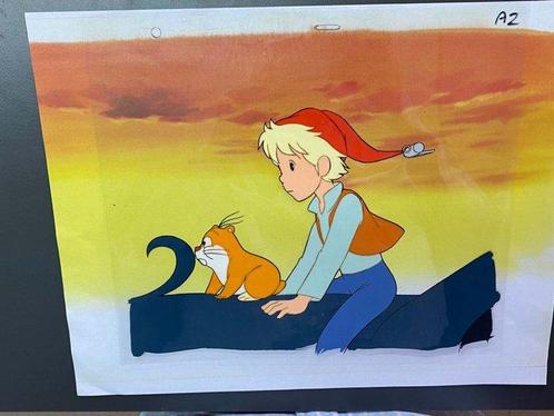 NHK - Originele animatiecel met kopie-achtergrond - The, Cd's en Dvd's, Dvd's | Tekenfilms en Animatie