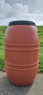 235 liter vat met draaideksel/regenton, Tuin en Terras, Regentonnen, Ophalen, Kunststof, 150 liter of meer, Zo goed als nieuw