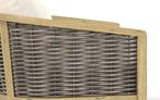 Stoel-Bank Loungeset Parkside | 5-zits | Wicker & Acaciahout, Verzenden, Nieuw