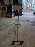 Kledingrek op wielen,202x50,5x164cm zwart, gebruikt, Ophalen of Verzenden