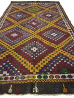 Turkse Vintage Handgeweven - Kelim - 188 cm - 328 cm, Huis en Inrichting, Stoffering | Tapijten en Kleden, Nieuw