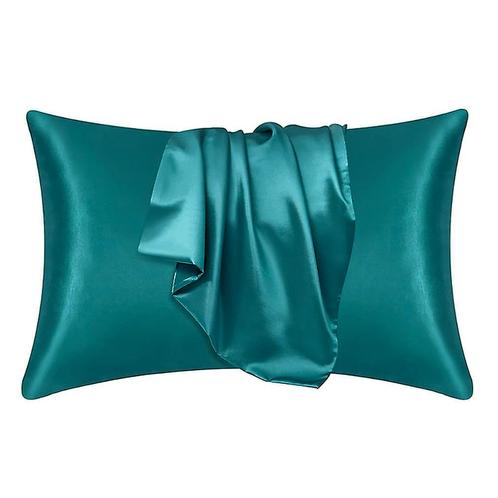 Satijnen kussensloop Teal 60 x 70 cm hoofdkussen formaat - S, Sieraden, Tassen en Uiterlijk, Uiterlijk | Haarverzorging, Nieuw