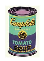 Andy Warhol - “Colored Campbells Soup Can, 1965 (green &