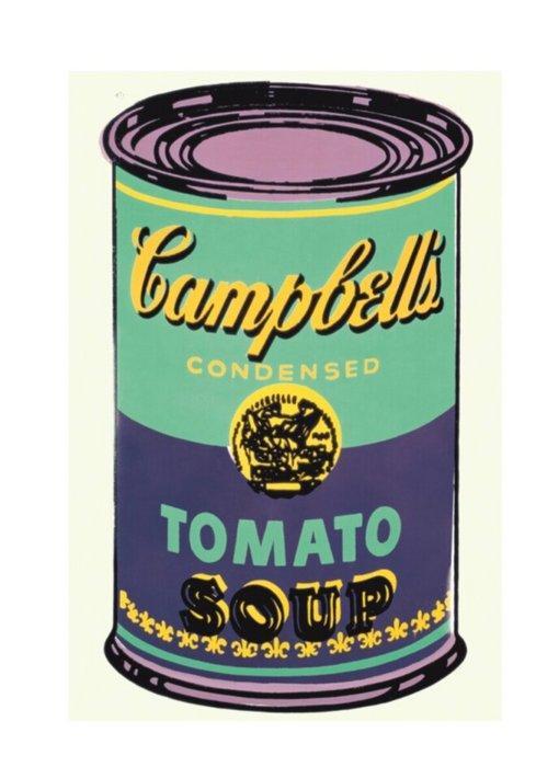 Andy Warhol - “Colored Campbells Soup Can, 1965 (green &, Antiek en Kunst, Kunst | Tekeningen en Foto's
