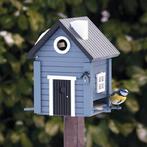 Multiholk Blue Cottage - Vogelhuisjes voederhuisjes, Verzenden, Nieuw