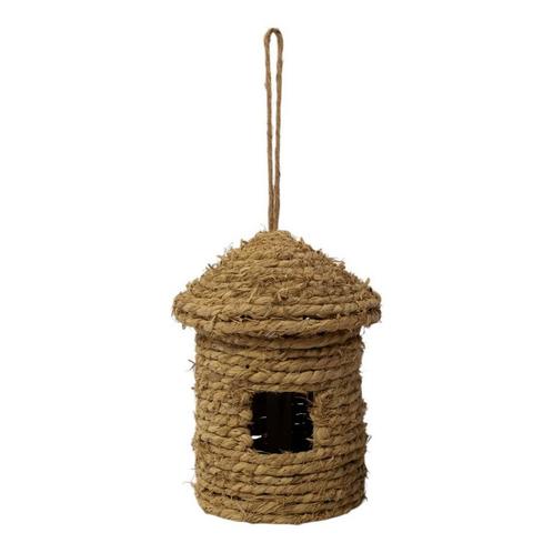 Vogelhuisje zeegras h25 d27cm, Tuin en Terras, Tuinwanddecoratie, Verzenden
