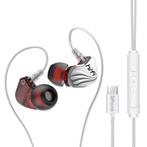 DrPhone Hi15 USB C In-Ear Oordoppen met ingebouwde DAC - BAS, Verzenden, Nieuw