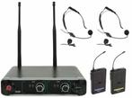 Adastra SU20-B-BY Dual UHF Microfoon Systeem Met 2x, Muziek en Instrumenten, Microfoons, Verzenden, Nieuw, Overige typen