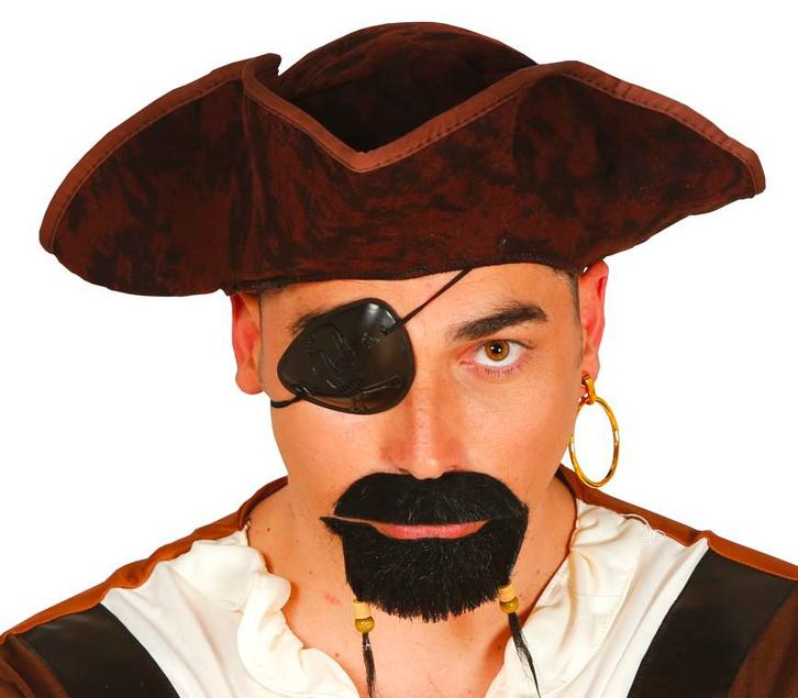 Piraten Sik En Snor, Hobby en Vrije tijd, Feestartikelen, Nieuw, Verzenden