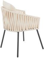 2dekans | Touwstoelen - Set van 2 - Incl. Zit- en Rugkussens, Tuin en Terras, Tuinsets en Loungesets, Ophalen of Verzenden, Zo goed als nieuw