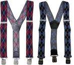 Duo Pack 3 clips Heavy Duty Ruit, Kleding | Heren, Riemen en Ceinturen, Verzenden, Nieuw