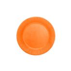 Oranje Borden Papier 18cm 20st, Verzenden, Nieuw