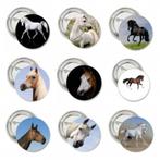 9 verschillende paarden buttons of (kleding)magneten Horses, Nieuw, Overige soorten, Verzenden