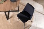 Eetkamerstoel - Ingrid  - Zwart - Fluweel - Jörn, Huis en Inrichting, Stoelen, Verzenden, Nieuw