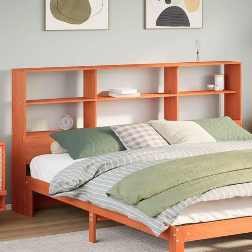 vidaXL Hoofdbord met opbergruimte 180 cm massief grenenhout, Huis en Inrichting, Slaapkamer | Bedden, Bruin, Nieuw, Hout, Verzenden