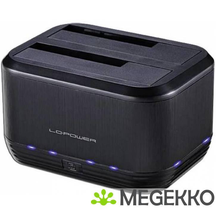 LC-Power LC-DOCK-U3-III HDD/SSD-dockingstation, Computers en Software, Harde schijven, Nieuw, Verzenden