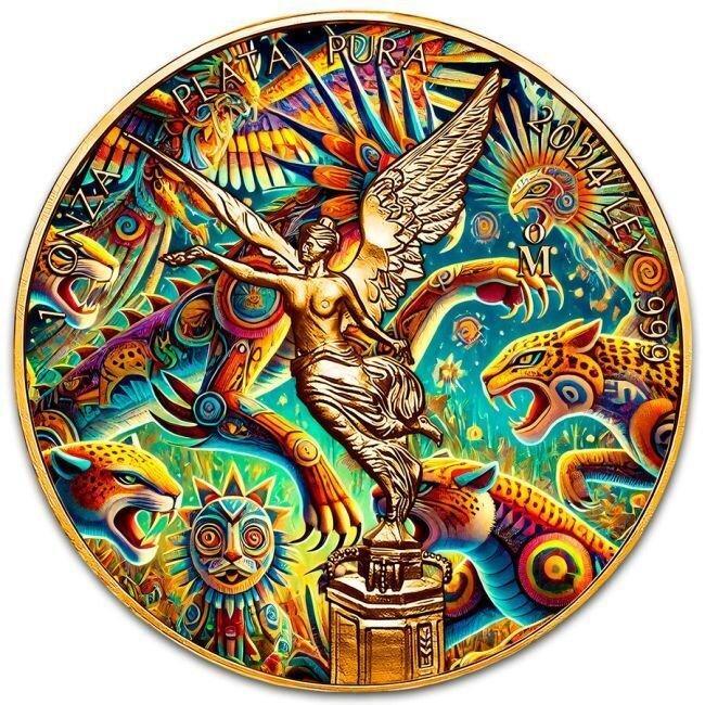 Mexico. 1 Onza 2024 1 oz Mexican Libertad Los Alebrijes, Postzegels en Munten, Edelmetalen en Baren