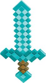 Smiffys - Minecraft Diamond Sword Costume Weapon Kids - Turq, Verzenden, Nieuw