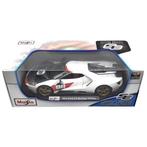 Maisto 1:18 - Modelauto - Ford GT Heritage Edition 2021, Hobby en Vrije tijd, Modelauto's | 1:5 tot 1:12, Nieuw