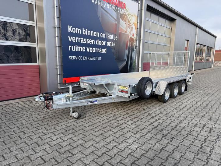 Ifor Williams machinetransporter | 429x178 cm - 3500 kg, Auto diversen, Aanhangers en Bagagewagens, Nieuw